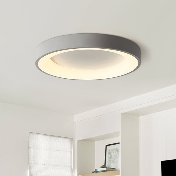 Minimalist Round LED Flush Mount Ceiling Light - Yiilighting