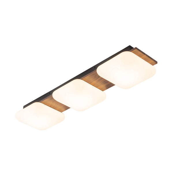 Minimalist Wood Style 3 - Light Linear Dimmable LED Ceiling Light - Yiilighting