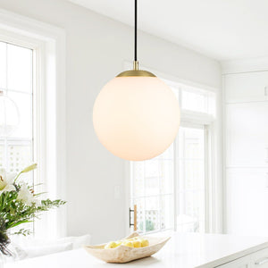 Modern 1 - Light Glass Pendant Lighting Single Light - Yiilighting