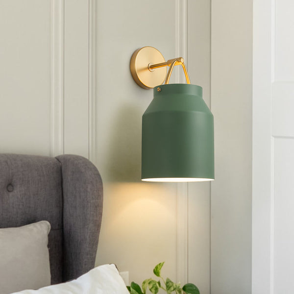 Modern 1 - Light Gold Finish Metal Glass Wall Sconce - Yiilighting