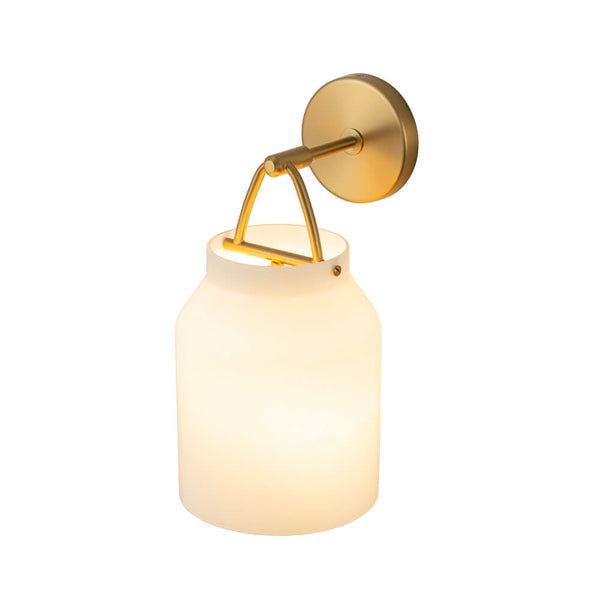 Modern 1 - Light Gold Finish Metal Glass Wall Sconce - Yiilighting