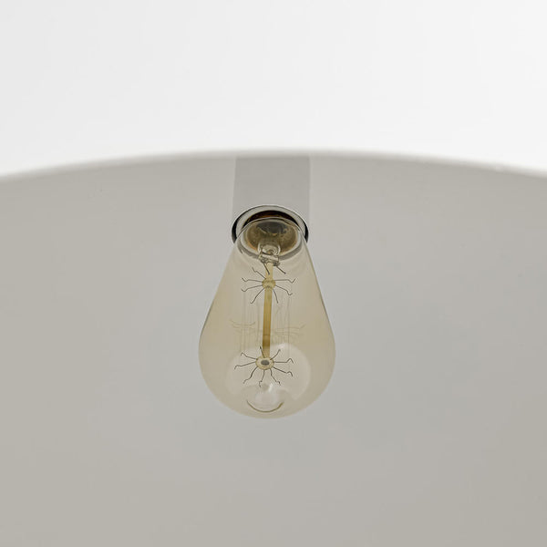 Modern 1 - Light Matte White Dome Metal Pendant - Yiilighting