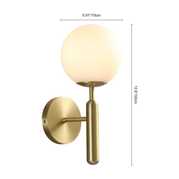 Modern 1 - Light Mini Glass Wall Sconce - Yiilighting