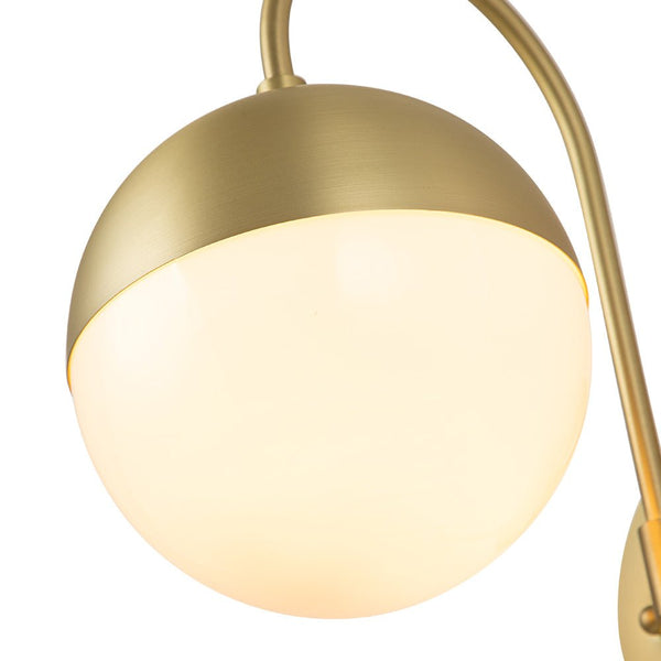 Modern 1 - Light Opal Globes Wall Sconces - Yiilighting