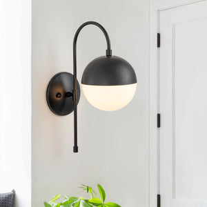 Modern 1 - Light Opal Globes Wall Sconces - Yiilighting