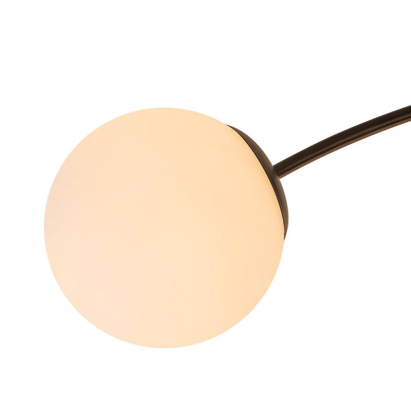 Modern 12 - Light Opal Glass Globe Chandelier - Yiilighting