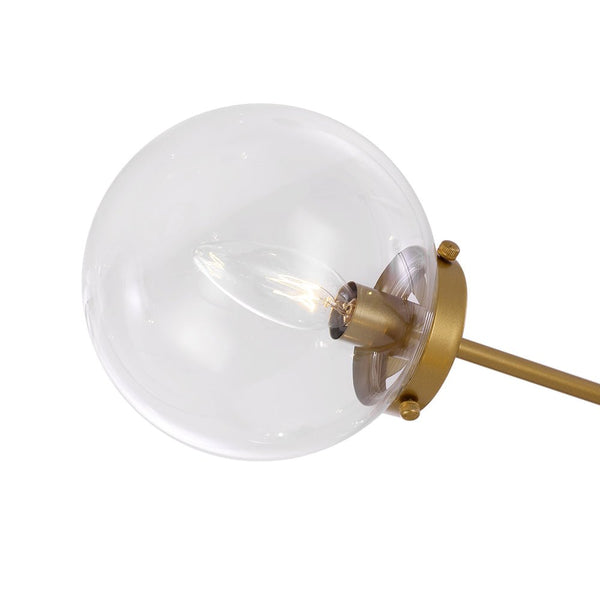 Modern 12 - Light Sputnik Glass Sphere Chandelier - Yiilighting