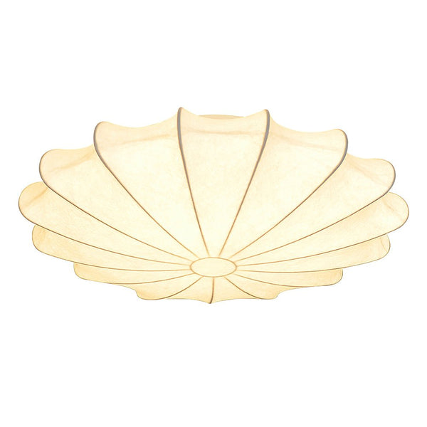 Modern 1/3 - Light Soft White Silk Flush Mount Ceiling Lamp - Yiilighting