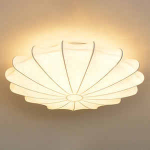 Modern 1/3 - Light Soft White Silk Flush Mount Ceiling Lamp - Yiilighting