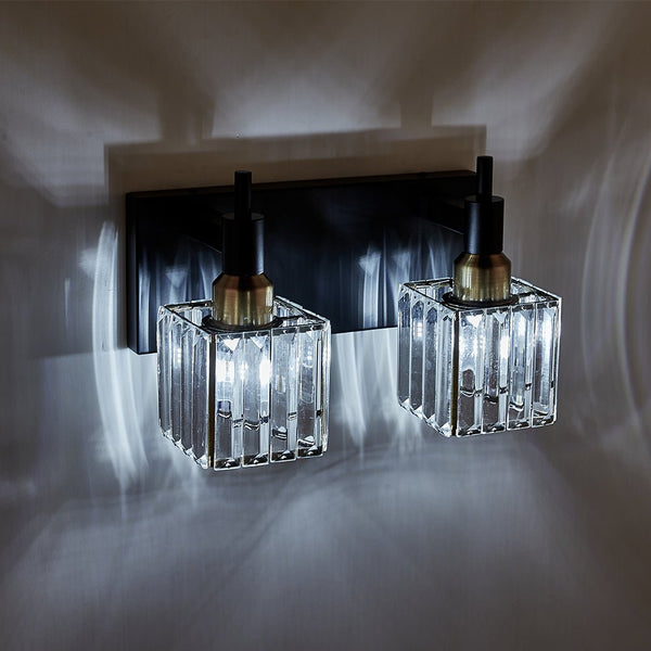 Modern 2 - Light Crystal Square Wall Sconce - Yiilighting