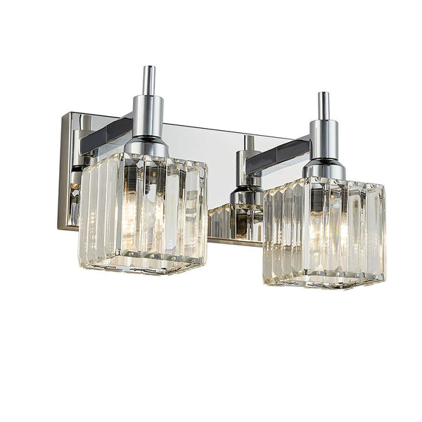 Modern 2 - Light Crystal Square Wall Sconce - Yiilighting