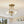 Modern 2 - Light Water Rippled Glass Drum Semi - Flush Mount Ceiling Light - Yiilighting