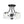 Modern 2-Light Water Rippled Glass Drum Semi-Flush Mount Ceiling Light - Yiilighting