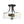 Modern 2-Light Water Rippled Glass Drum Semi-Flush Mount Ceiling Light - Yiilighting