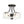 Modern 2-Light Water Rippled Glass Drum Semi-Flush Mount Ceiling Light - Yiilighting