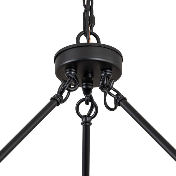 Modern 24 - Light Large Wagon Wheel Chandelier - Yiilighting