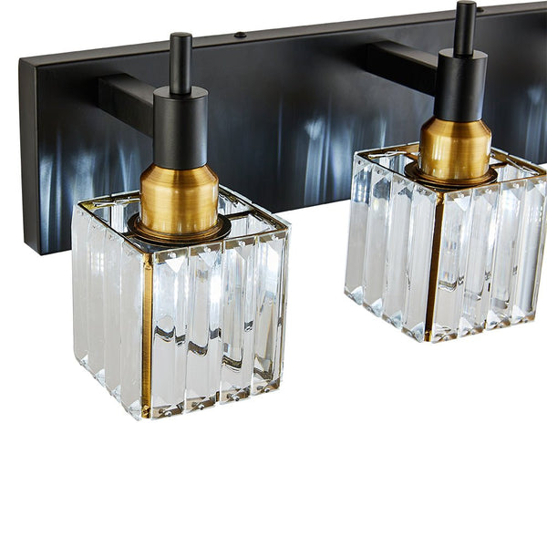 Modern 3 - Light Crystal Square Wall Sconce - Yiilighting