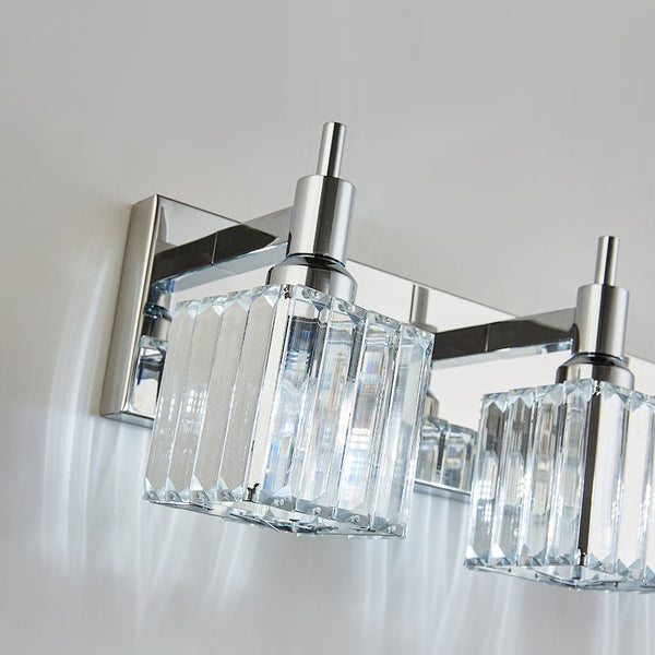 Modern 3 - Light Crystal Square Wall Sconce - Yiilighting