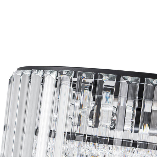 Modern 3 - Light Drum Crystal Flush Mount Light - Yiilighting