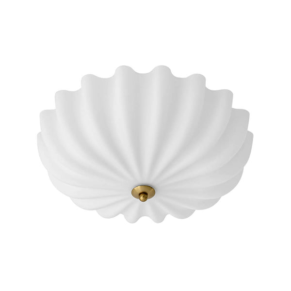 Modern 3 - Light Milky White Daisy Glass Semi - Flush Ceiling Light - Yiilighting