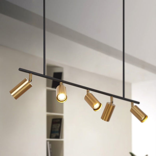 Modern 3/5 - Light Track Lighting linear Island Chandelier - Yiilighting