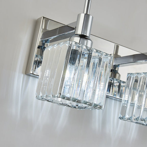 Modern 4 - Light Crystal Square Wall Sconce - Yiilighting