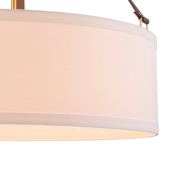 Modern 4 - Light Fabric Drum Pendant Light - Yiilighting