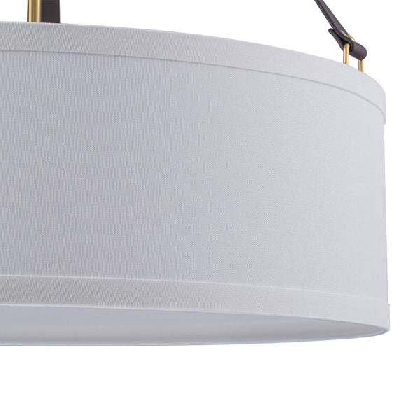 Modern 4 - Light Fabric Drum Pendant Light - Yiilighting