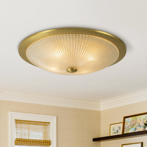 Modern 4 - Light Glass Bowl Flush Mount Ceiling Light - Yiilighting