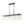 Modern 5 - Light Clear Glass Rectangular Kitchen Island Chandelier - Yiilighting