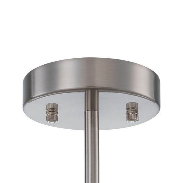 Modern 5 - Light Ice - Patterned Rectangular Glass Round Convertible Design Chandelier - Yiilighting
