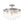Modern 5 - Light Ice - Patterned Rectangular Glass Round Convertible Design Chandelier - Yiilighting