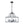 Modern 6-Light Glass Drum Lantern Pendant - Yiilighting