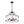 Modern 6-Light Glass Drum Lantern Pendant - Yiilighting