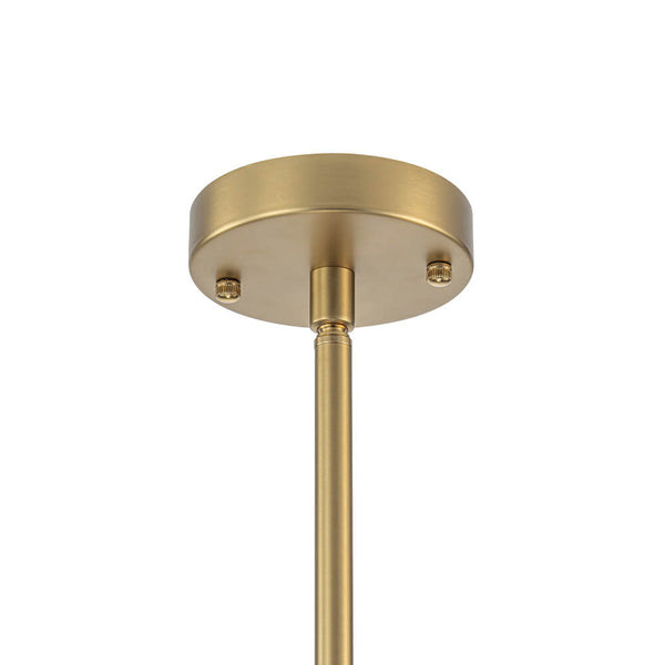 Modern 6 - Light Sputnik Blue Glass Sphere Bubble Chandelier - Yiilighting