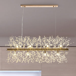 Modern 9/12 Light Linear Sputnik Firework Chandelier - Yiilighting