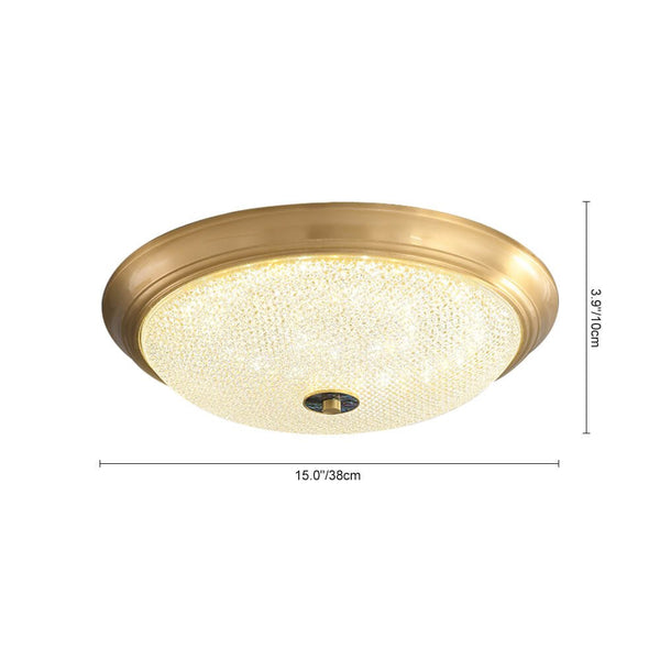 Modern Bowl - Shaped LED Acrylic Flush Mount Ceiling Light - Yiilighting