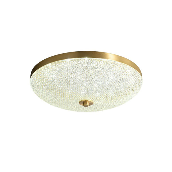 Modern Brushed Metal Acrylic LED Ceiling Light - Yiilighting