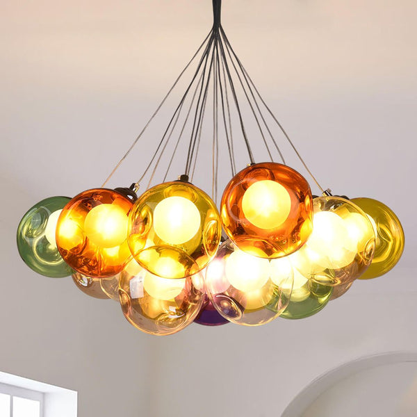 Modern Bubble Cluster Globes Pendant Lighting - Yiilighting