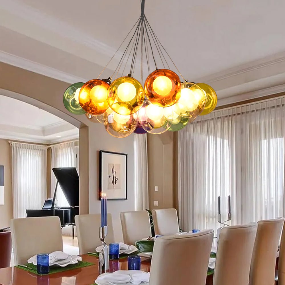 Modern Bubble Cluster Globes Pendant Lighting - Yiilighting