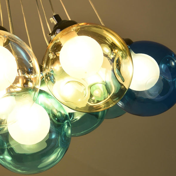 Modern Bubble Cluster Globes Pendant Lighting - Yiilighting