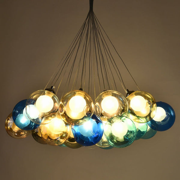 Modern Bubble Cluster Globes Pendant Lighting - Yiilighting