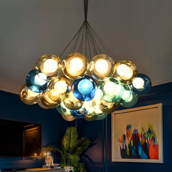 Modern Bubble Cluster Globes Pendant Lighting - Yiilighting