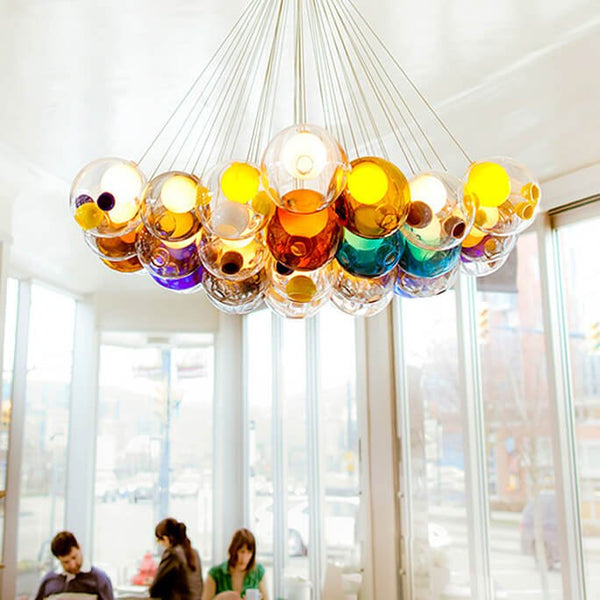 Modern Bubble Cluster Globes Pendant Lighting - Yiilighting