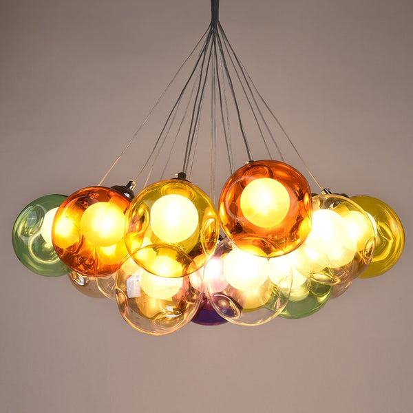 Modern Bubble Cluster Globes Pendant Lighting - Yiilighting