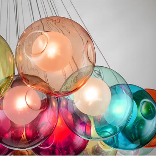 Modern Bubble Cluster Globes Pendant Lighting - Yiilighting