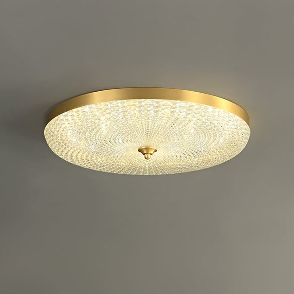 Modern Circle Round LED Flush Mount Ceiling Light - Yiilighting