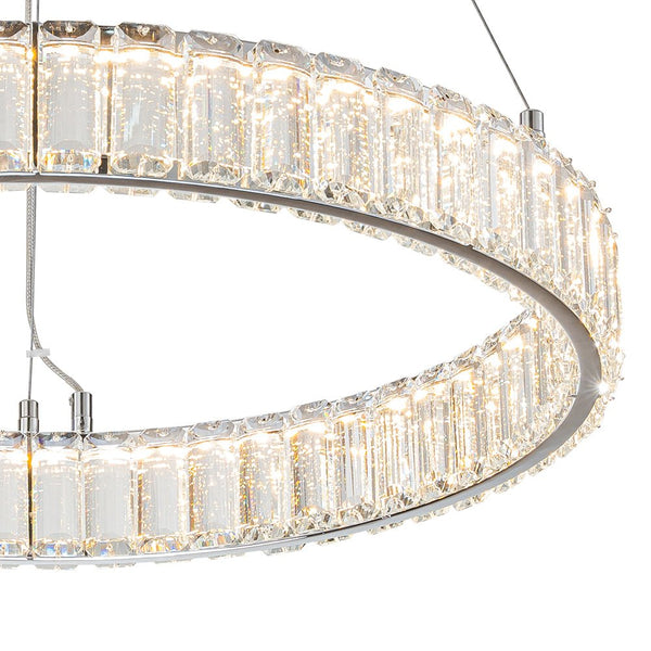 Modern Circular Round Dimmable LED Chandelier - Yiilighting