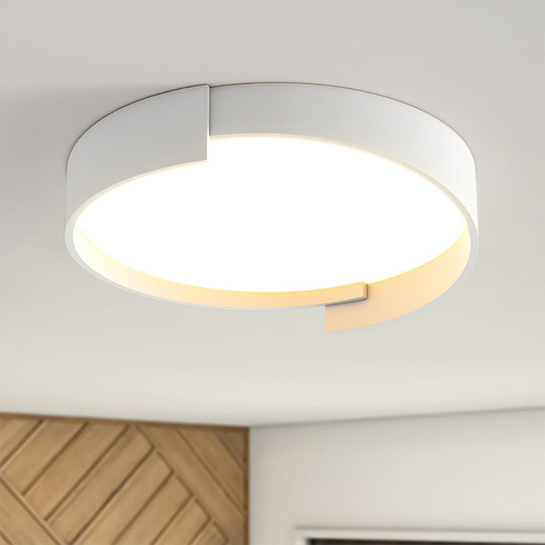 Modern Circular Round LED Flush Mount Ceiling Light - Yiilighting