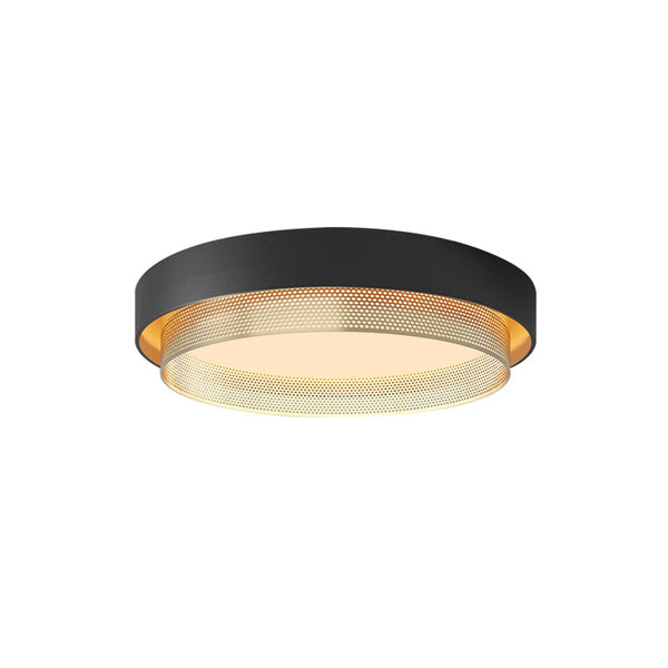 Modern Circular Round LED Hollow Flush Mount Ceiling Light - Yiilighting